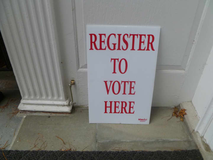 Voter registration continues in Weston until Tuesday.