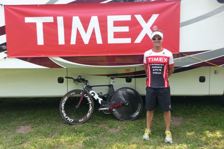 Chris Thomas of Easton won the overall title at Sunday&#x27;s Syracuse Ironman, a 70.3 mile triathlon.