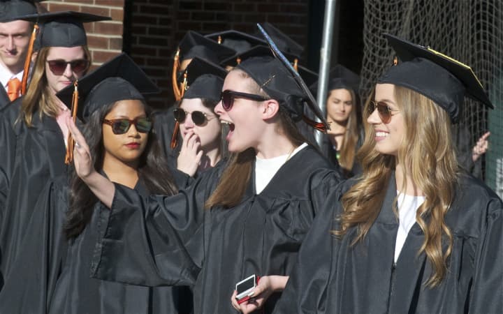 Mamaroneck High School held its 2015 commencement ceremony Wednesday evening.
