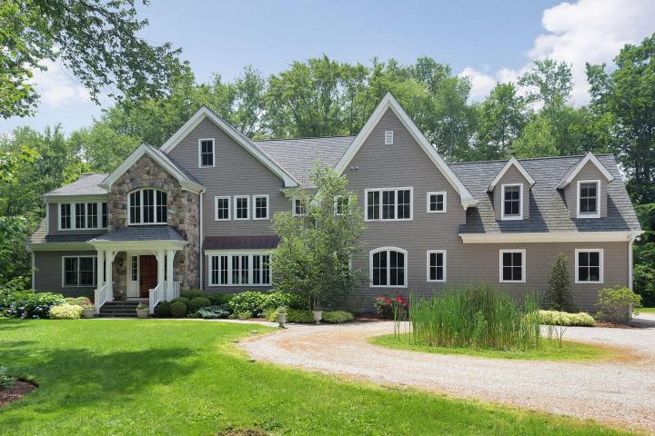The home at 11 Blueberry Lane in Darien is on the market for  $2,495,000.