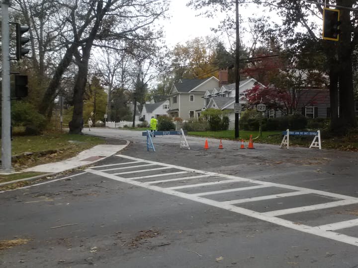 Harrison Avenue at the intersection of Union Avenue was blocked off as of 2 p.m. Tuesday.