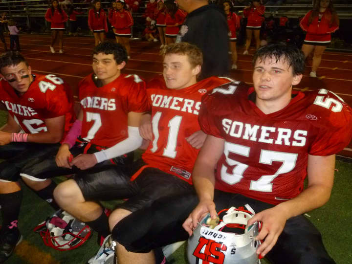 The Somers High football team is wiating to find out for sure when it will play Harrison in the Class A semifinal game.