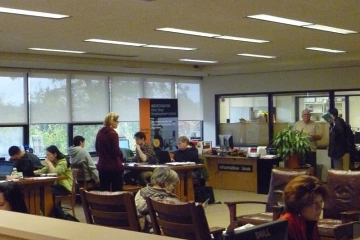 Warner Library remained packed to its limit Wednesday afternoon as residents took advantage of power and WiFi.