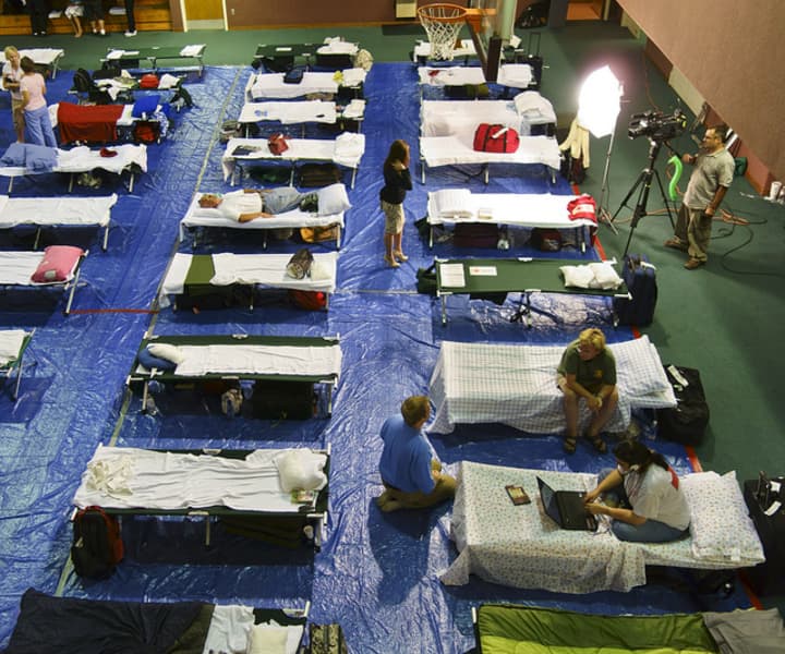Many Yonkers residents said while Red Cross shelters similar to this are not home, they aren&#x27;t a bad alternative either. 