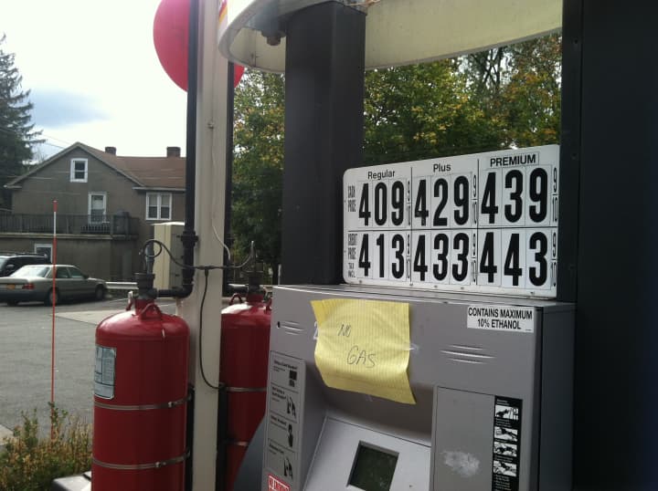 Several gas stations in Ossining ran out of gas on Thursday. 