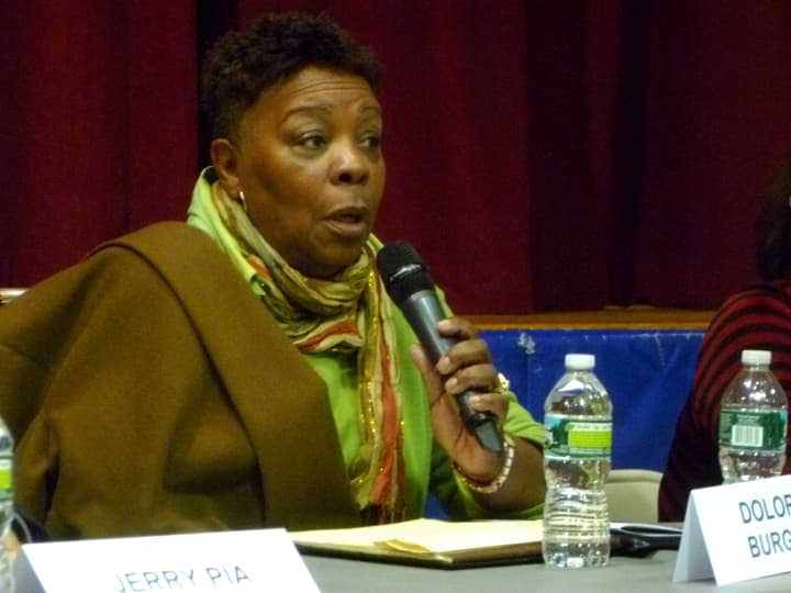 Democrat Dolores Burgess is one of five candidates running for Stamford&#x27;s Board of Education this November. 