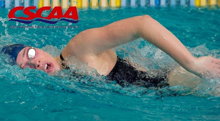 Paula Castelblanco earned academic honors for the Setters swim team this past year.
