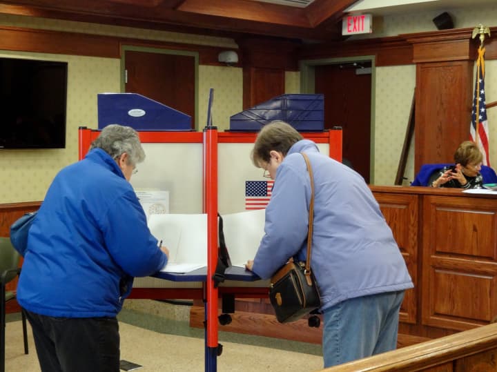 Election inspectors at the Tarrytown Village Police Department received fewer voting ballots than possible voters. 