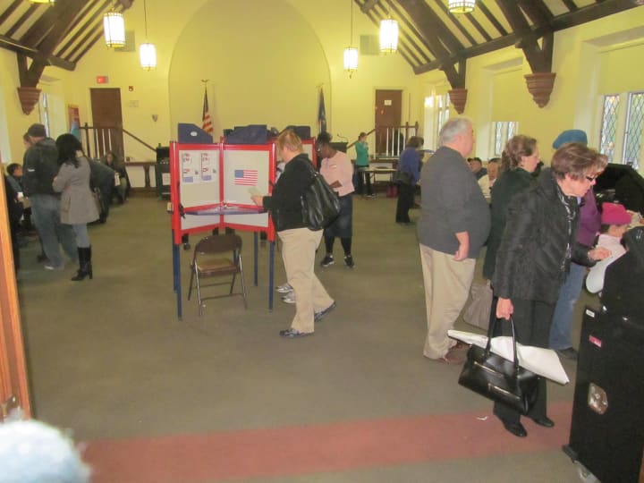 Pelham residents turned out to vote Tuesday in the 2012 election.