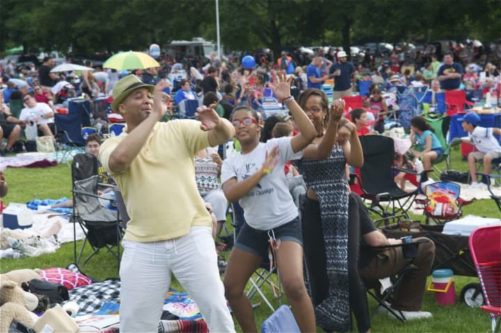 There was lots of dancing and celebrating with friends and family at Kensico Dam&#x27;s Music and Fireworks Festival.