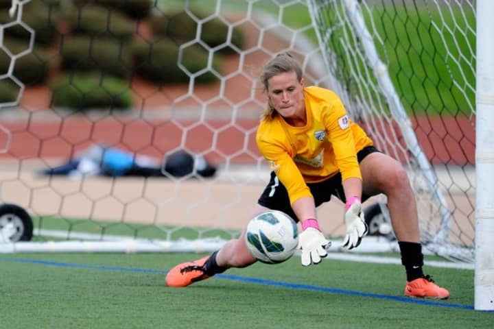 Alyssa Naeher is a goalkeeper for the U.S. women&#x27;s soccer team. 