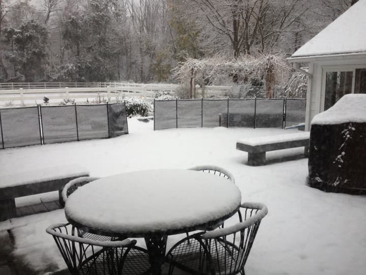 Chappaqua received its first snowfall of the season Wednesday, and residents are preparing for possible power outages.