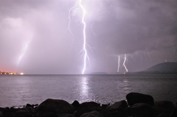 July is the peak month for deaths caused by lightning strikes.