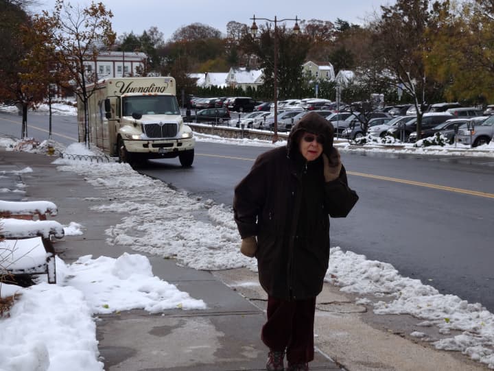 Bronxville was hit with a nor&#x27;easter resulting in additional power outages just as it had recovered from Sandy. 