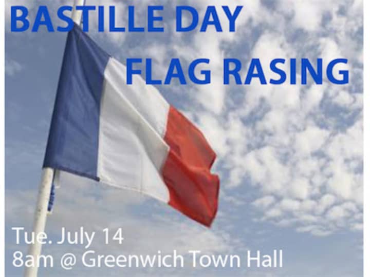 Celebrate France&#x27;s independence July 14 at Greenwich Town Hall.