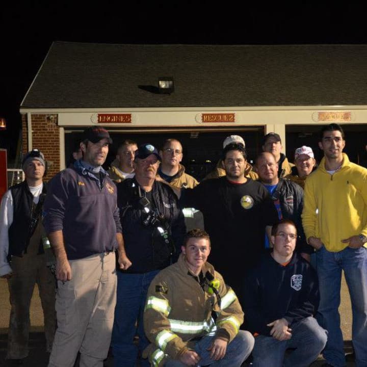 A group of volunteers from Somers helped Rockaway Point firefighters provide the Breezy Point community with relief and supplies after it was devastated by Hurricane Sandy.