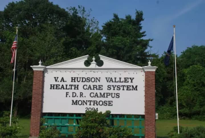 A gas leak was repaired at the Montrose VA.