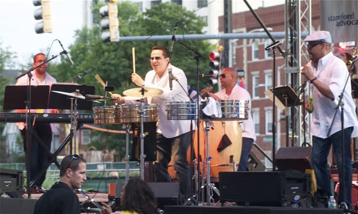Tito Puente Jr. &amp; His Orchestra gets the crowd dancing in their seats.