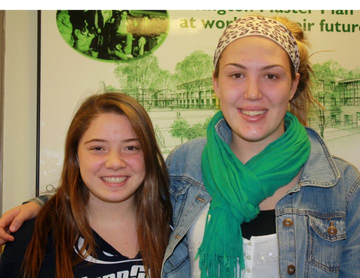 Irvington High School seniors Brittni Lai, left, and Alexis Martins are ready to commit to colleges.