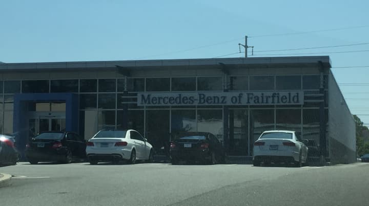 Police reported that a lockbox containing a key to a Mercedes-Benz was stolen from a Fairfield dealership Friday.