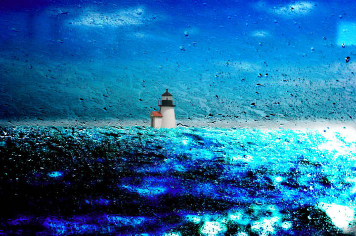 &quot;Nantucket Ferry Window #1,&quot; one of the images on display at Nantucket Looms