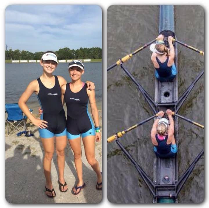 Jennie Brian and Alexandria Salazar finished ninth overall at the U.S. Nationals Rowing Championships June 12-14 in Sarasota, Fla.
