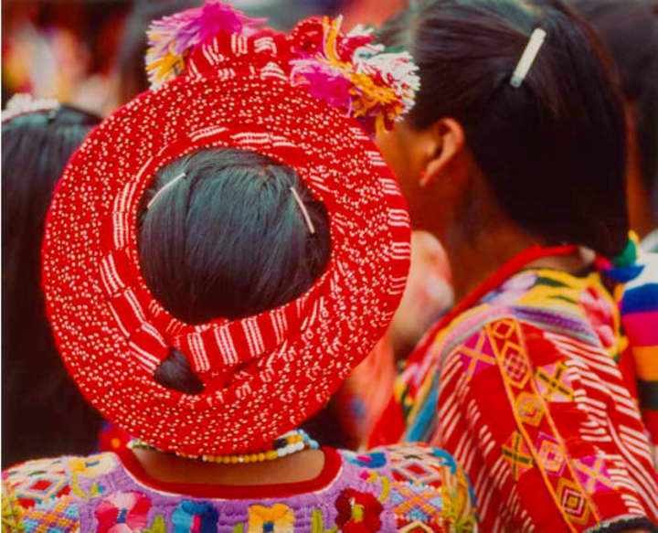 Guatemala, back of young girls head, red head wrap
Photograph, 15.25H x 20W, Gift of Martha Nierenberg, Bruce Museum Collection, 2014