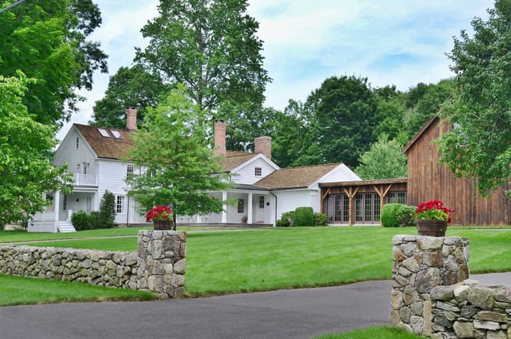 The home at 162 Greens Farms Road in Westport was originally built in 1760.