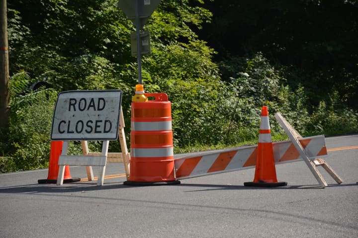 Part of Route 133 in New Castle has been blocked of due to damage from a fatal car crash.
