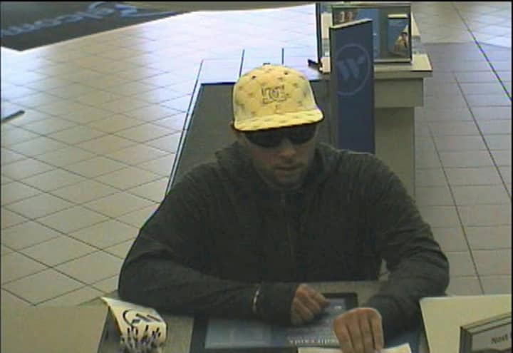 The suspect in Saturday&#x27;s bank robbery in Scarsdale.