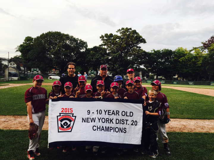 The Harrison 10U Little League squad are the 2015 District 20 champions after beating Sherman Park in the title game on July 15 in Port Chester.