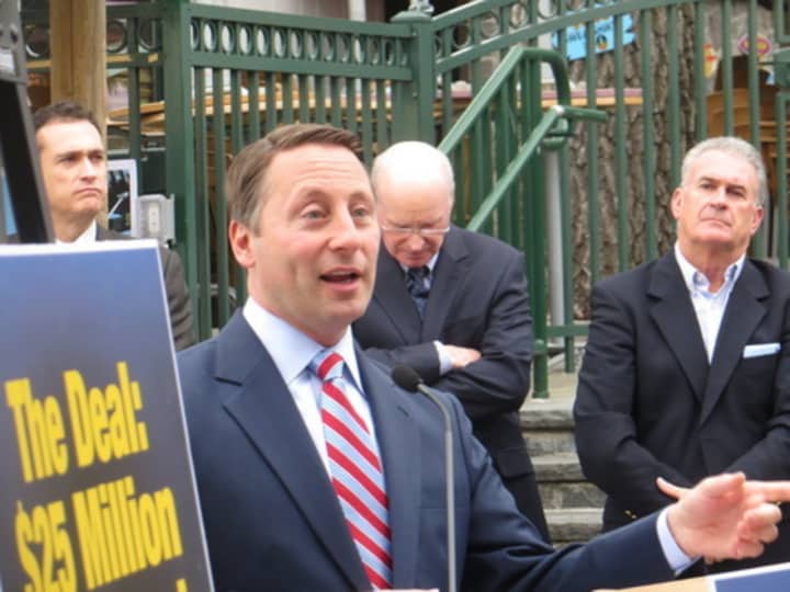 Westchester County Executive Rob Astorino and Rep. Chris Gibson have been trading words over potentially running for governor. 