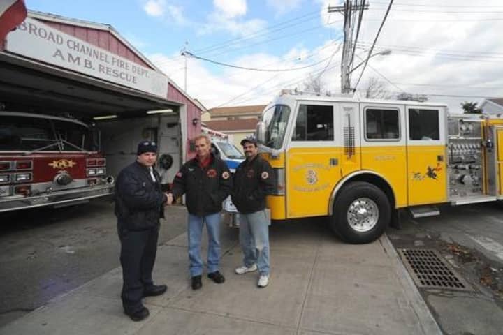 Sleepy Hollow officials agreed to donate a spare fire truck to a Queens fire department ravaged by Hurricane Sandy.