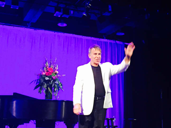 Pianist and composer Stephen Schwartz played a benefit show for the Hudson Stage Company on July 26 at the North Castle Library.