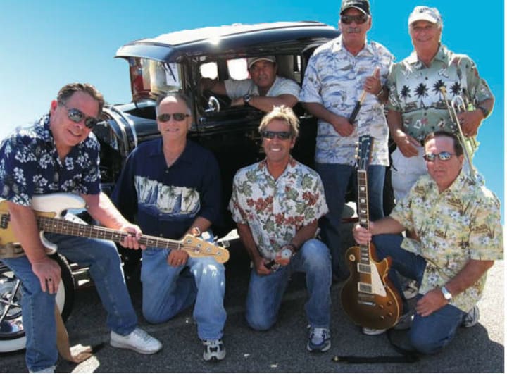 The Driftwoods Beach Boy Band will perform a concert Aug. 5 at Roger Sherman Baldwin Park.