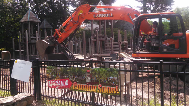 The new Imagination Station Playground is due to open in September 2015.