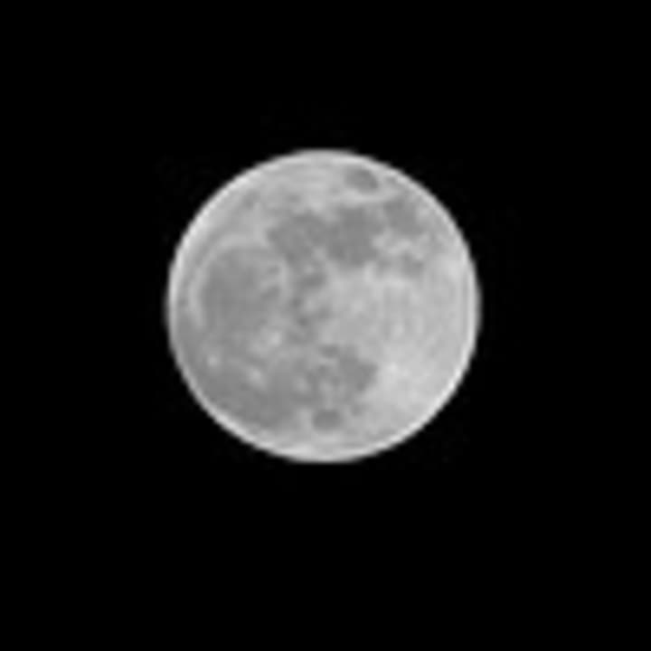 Westchester residents can see a blue moon on Friday night. 