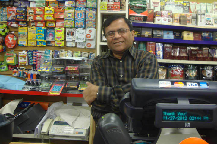 Uben Shah at Crossroads Card and Gift in Norwalk has been selling a lot of Powerball tickets to people who don&#x27;t normally buy them.
