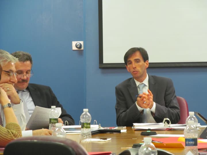 New Rochelle city officials and council members further discuss the proposed 2013 budget on Tuesday night.