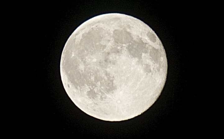 A look at the blue moon visible Friday night in the area.