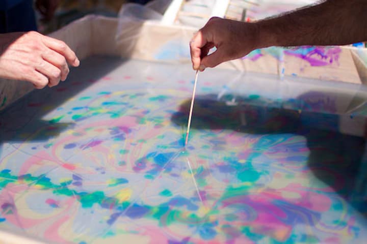 Create a masterpiece this weekend by learning water marbling at the Turkish Cultural Center in Elmsford.