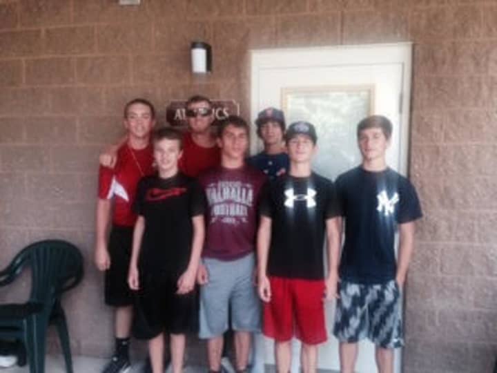 Max Cavalo, Michael Ferrara, Brody McGuinn, Evan Parker and brothers Luke and Christian Ursillo of Valhalla traveled to Williamsport from Aug. 2-7 to compete in the Little League Baseball Camp.