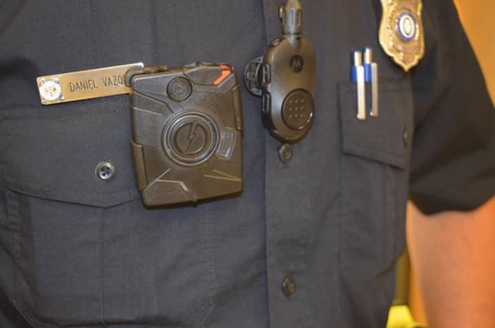 An example of a body camera used by some local police departments. Connecticut State police plan to purchase 800 new body cameras this summer.