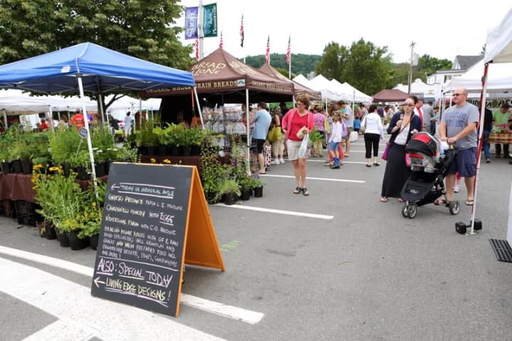 The Pleasantville Farmers Market features 55 vendors.