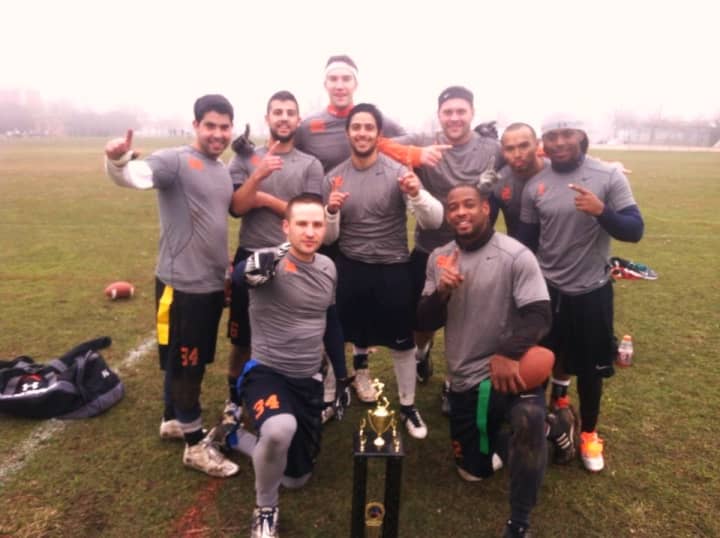 The Swarm, with players from Yonkers and Hastings-on-Hudson as well as the Bronx, won their second straight Wesatchester Flag Football League title.