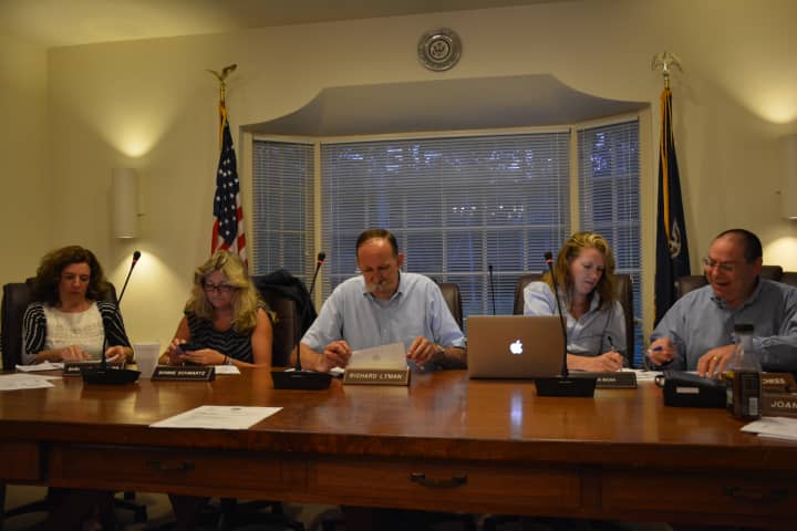 Pound Ridge&#x27;s Town Board, pictured, voted to fund online streaming of meetings, which will be effective in January.