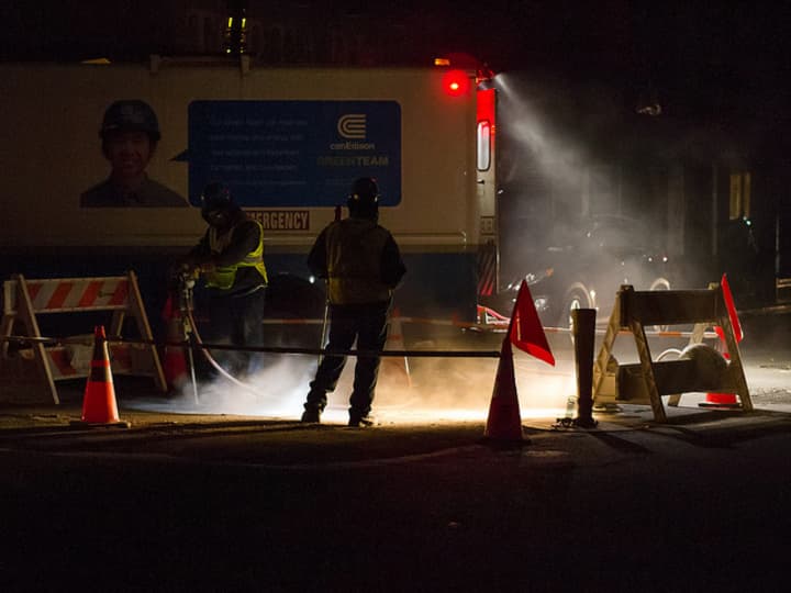 Con Edison representatives said Briarcliff Manor residents could experience short outages while workers make permanent repairs following the damage done by Hurricane Sandy. 
