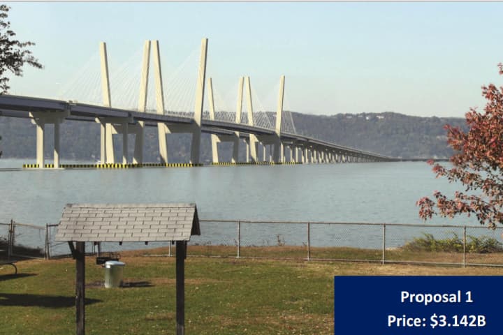 The Tappan Zee Bridge selection committee is recommending this bridge design to the New York State Thruway Authority.