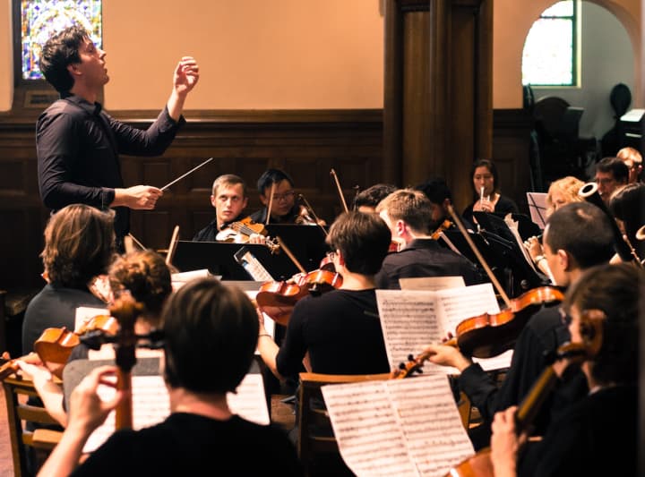 The Chamber Orchestra of Fairfield, led by Darren Ziller, held its first performance on Aug. 8.