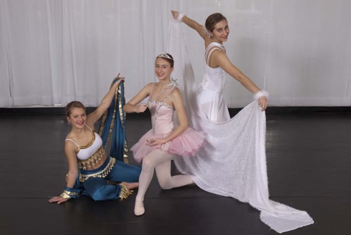 Paige Kirby of Redding and Elise Desimone, Michelle David of Ridgefield are performing in their last &quot;Nuts About the Nutcracker&quot; this year as they graduate high school this spring.